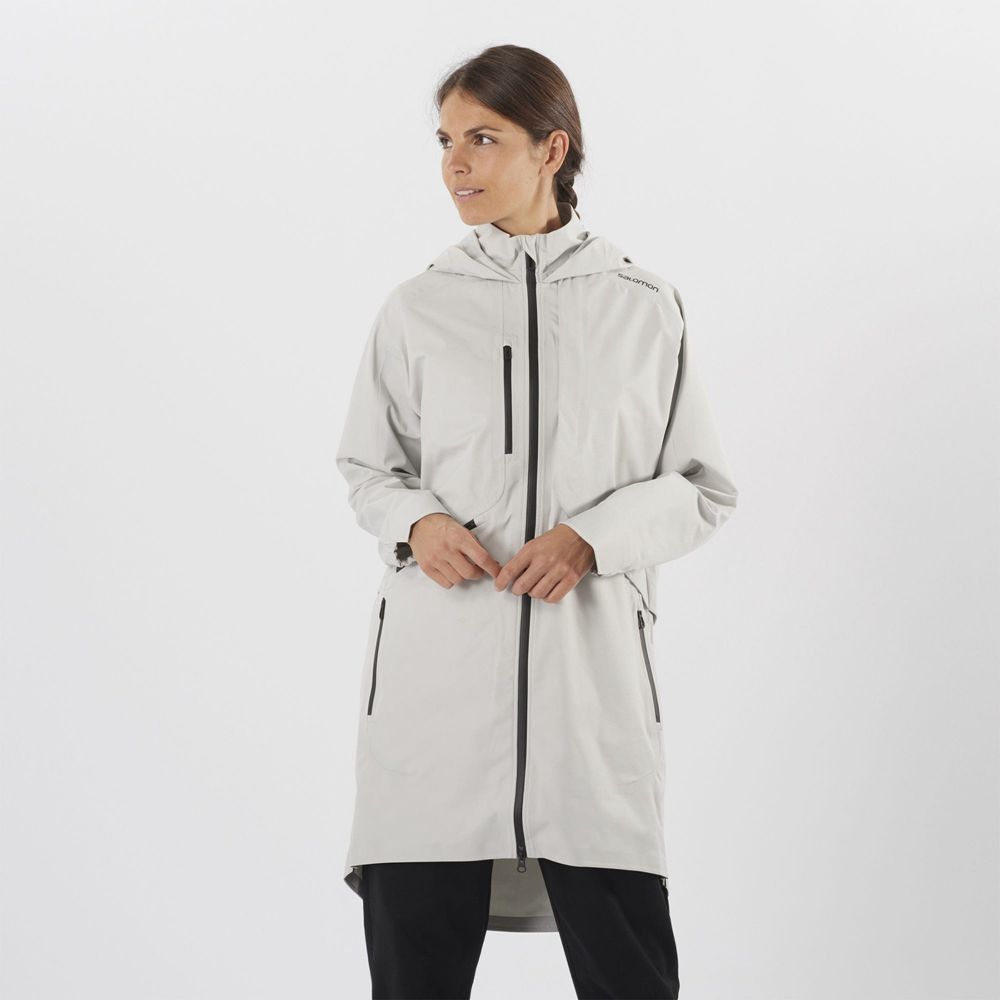 Vestes Salomon Femme Mèche - Salomon OUTLIFE WP COMMUTER PARKA W - France (9806-TEIGU)